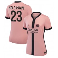 Paris Saint-Germain Randal Kolo Muani #23 Tretí Ženy futbalový dres 2024-25 Krátky Rukáv